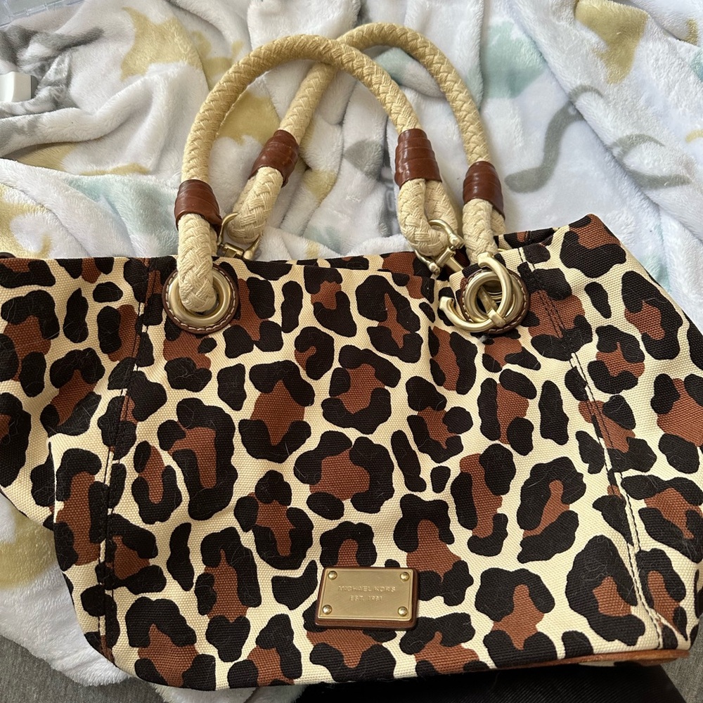 Leopard Print Tote Bag